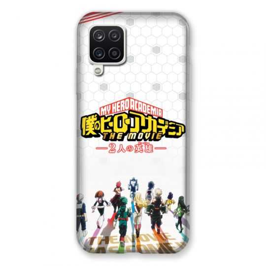 Coque Pour Samsung Galaxy A12 Manga My Hero Academia Blanc