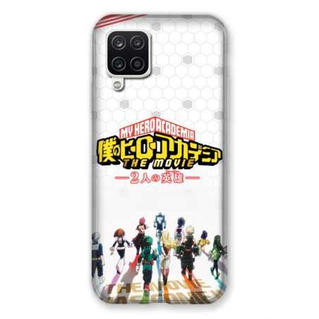 Coque Pour Samsung Galaxy A12 Manga My Hero Academia Blanc