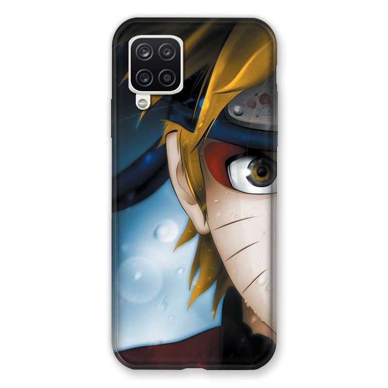 Coque Pour Samsung Galaxy A12 Manga Naruto Blanc