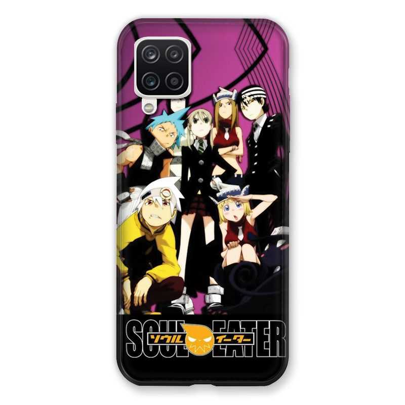 Coque Pour Samsung Galaxy A12 Manga Soul Eater Violet