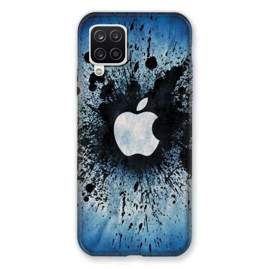 Coque Pour Samsung Galaxy A12 Pomme Eclaboussure