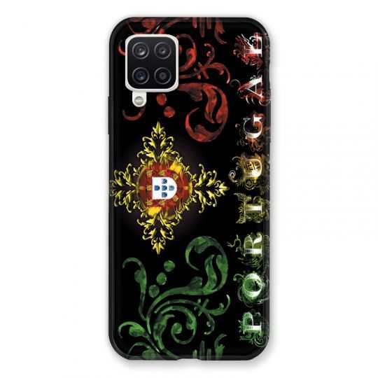 Coque Pour Samsung Galaxy A12 Portugal Arabesque
