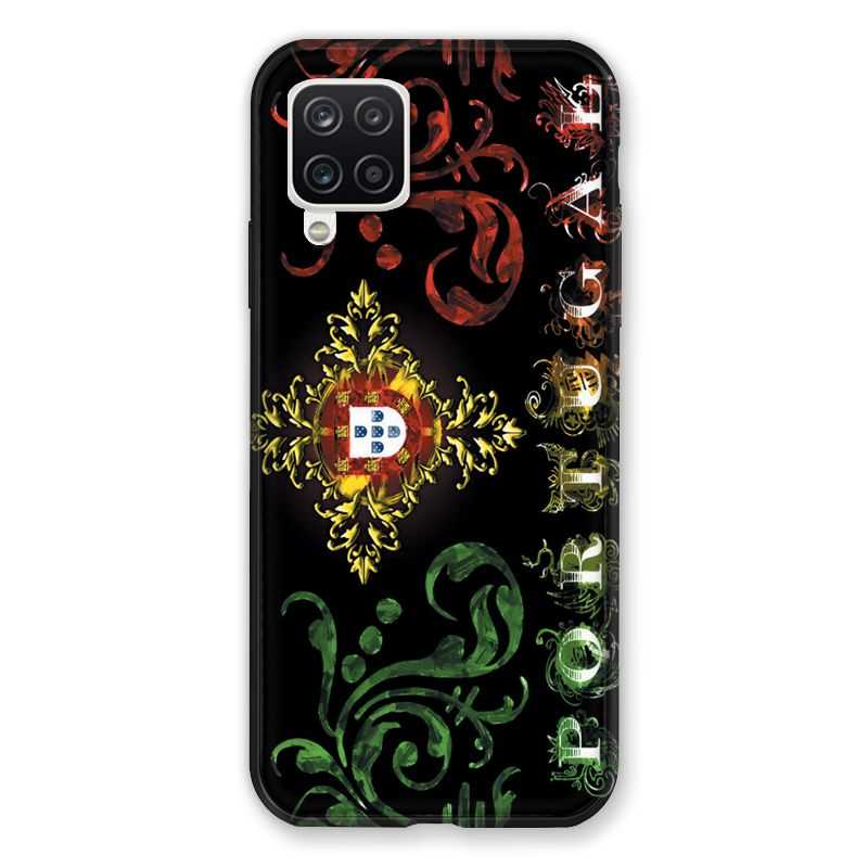 Coque Pour Samsung Galaxy A12 Portugal Arabesque