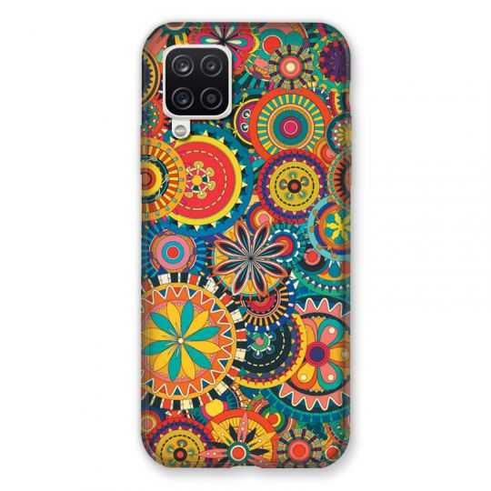 Coque Pour Samsung Galaxy A12 Psychedelic Roue