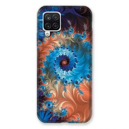 Coque Pour Samsung Galaxy A12 Psychedelic Spirale