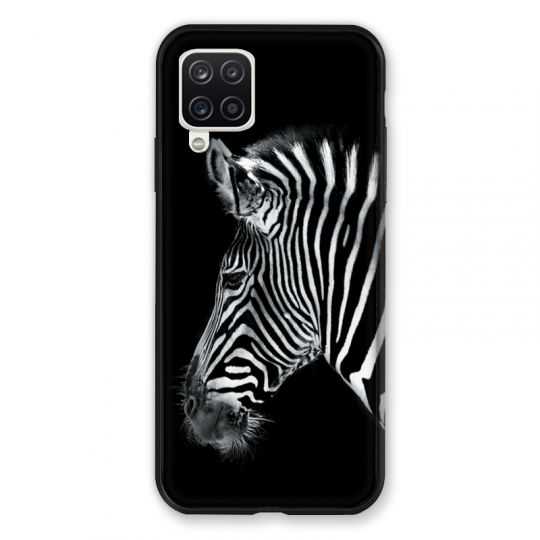 Coque Pour Samsung Galaxy A12 Savane Zebra