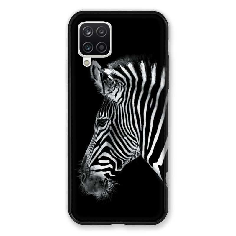 Coque Pour Samsung Galaxy A12 Savane Zebra