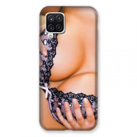 Coque Pour Samsung Galaxy A12 Sexy Boobs