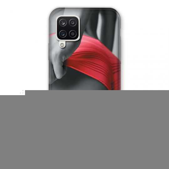 Coque Pour Samsung Galaxy A12 Sexy Tanga Rouge