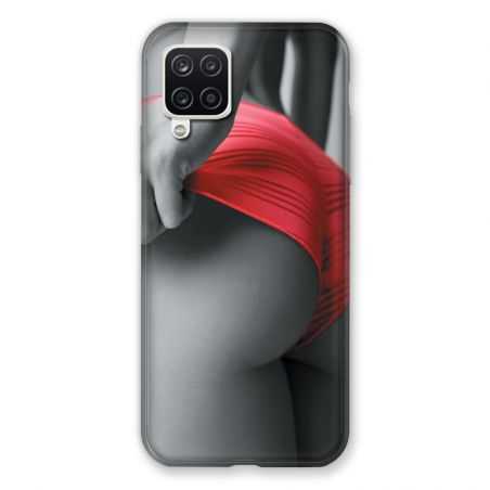 Coque Pour Samsung Galaxy A12 Sexy Tanga Rouge