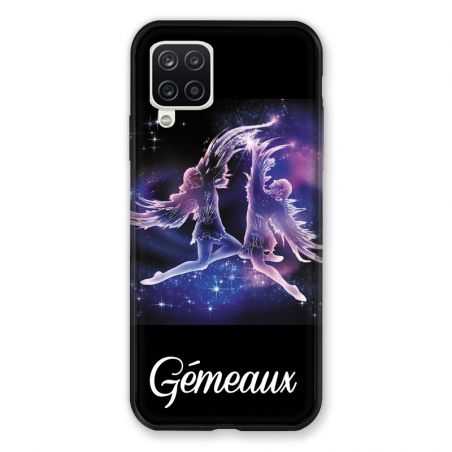 Coque Pour Samsung Galaxy A12 Signe Zodiaque 2 Gémeaux