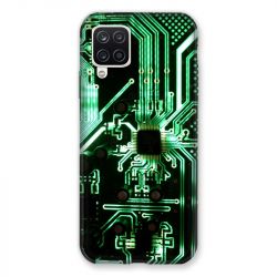 Coque Pour Samsung Galaxy A12 Trompe Oeil Composant