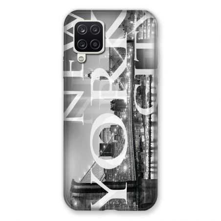 Coque Pour Samsung Galaxy A12 Amerique USA New York