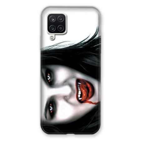 Coque Pour Samsung Galaxy A12 Vampire Blanc
