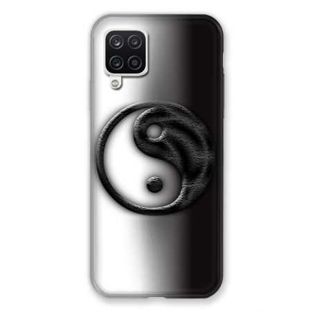 Coque Pour Samsung Galaxy A12 Yin Yang 3d