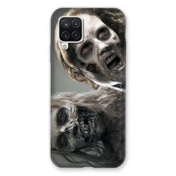 Coque Pour Samsung Galaxy A12 Zombie Blanc