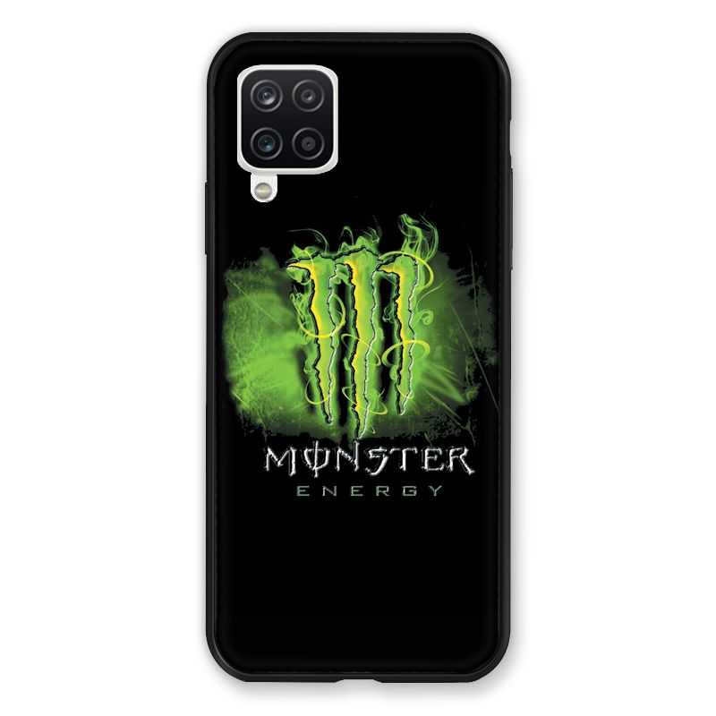Coque Pour Samsung Galaxy A12 Monster Energy Vert