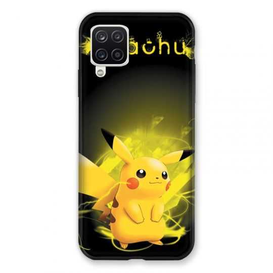 Coque Pour Samsung Galaxy A12 Pokemon Pikachu Eclair