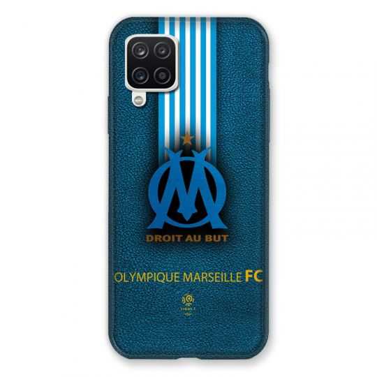 Coque Pour Samsung Galaxy A12 Olympique Marseille OM Bande
