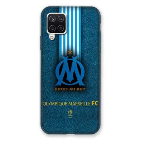 Coque Pour Samsung Galaxy A12 Olympique Marseille OM Bande