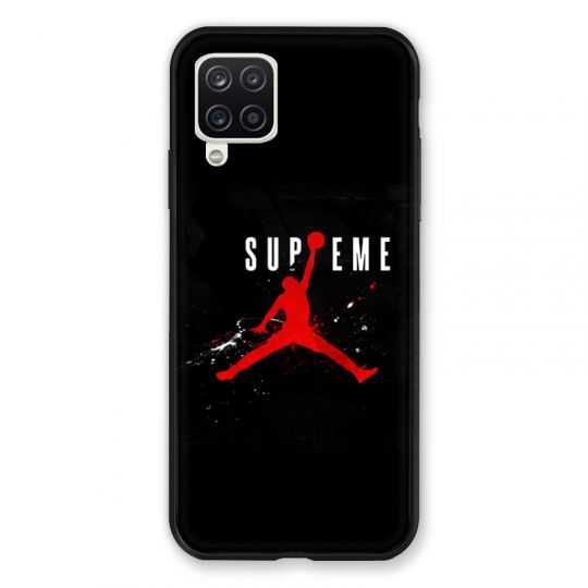 Coque Pour Samsung Galaxy A12 Jordan Supreme Noir