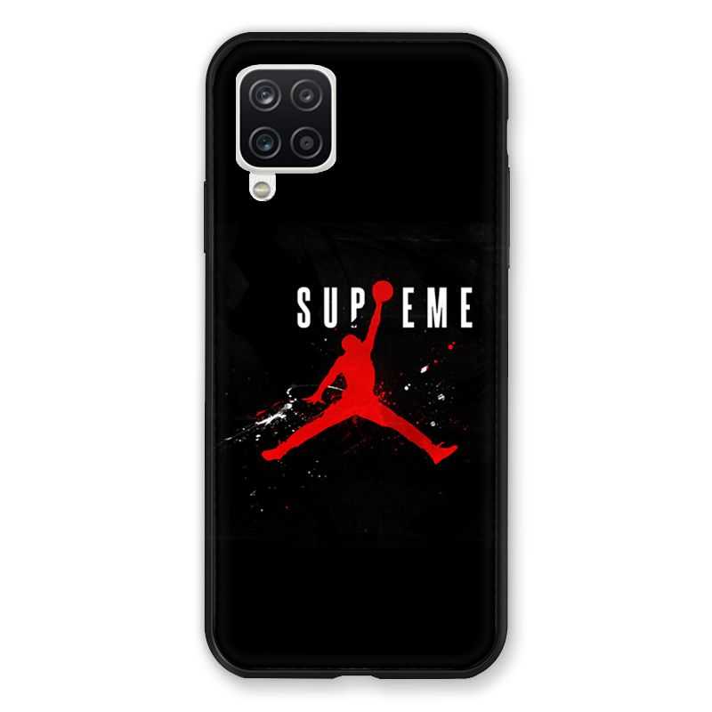 Coque Pour Samsung Galaxy A12 Jordan Supreme Noir