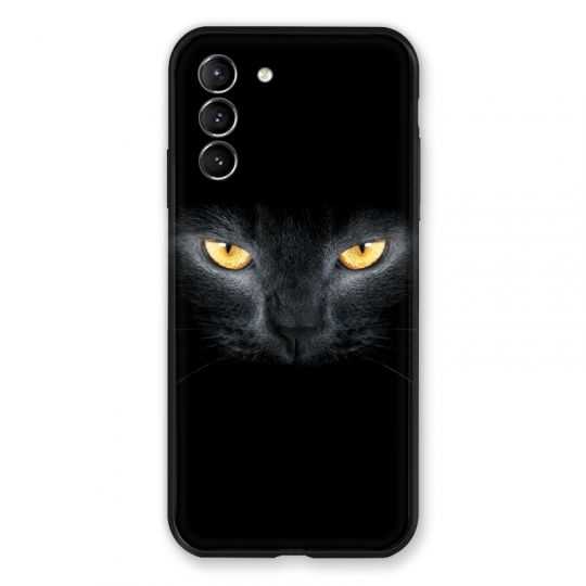 Coque Pour Samsung Galaxy S21 Chat Noir