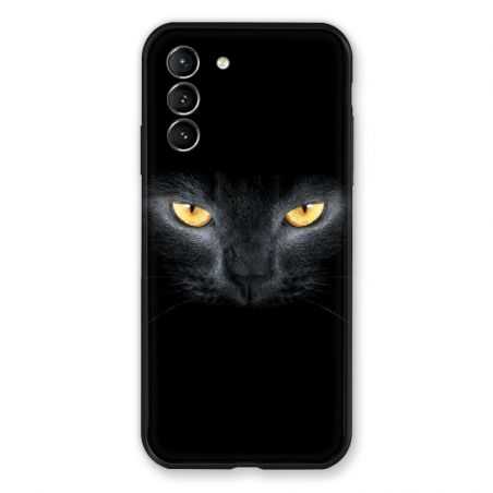 Coque Pour Samsung Galaxy S21 Chat Noir
