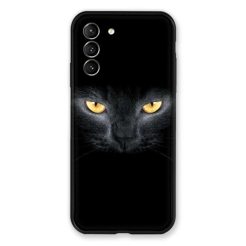 Coque Pour Samsung Galaxy S21 Chat Noir