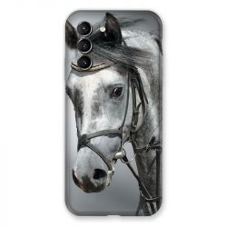Coque Pour Samsung Galaxy S21 Cheval Blanc