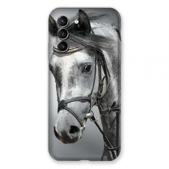 Coque Pour Samsung Galaxy S21 Cheval Blanc