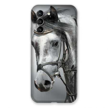 Coque Pour Samsung Galaxy S21 Cheval Blanc