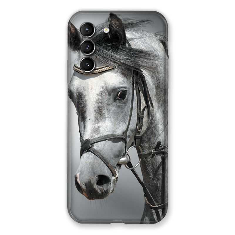 Coque Pour Samsung Galaxy S21 Cheval Blanc