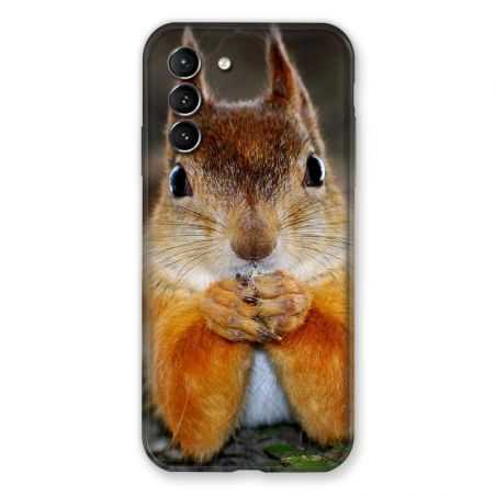 Coque Pour Samsung Galaxy S21 Ecureuil Face