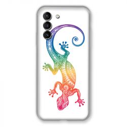 Coque Pour Samsung Galaxy S21 Animaux Maori Salamandre Color
