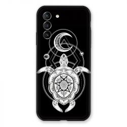 Coque Pour Samsung Galaxy S21 Animaux Maori Tortue Noir