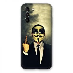 Coque Pour Samsung Galaxy S21 Anonymous Doigt