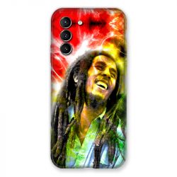 Coque Pour Samsung Galaxy S21 Bob Marley Color