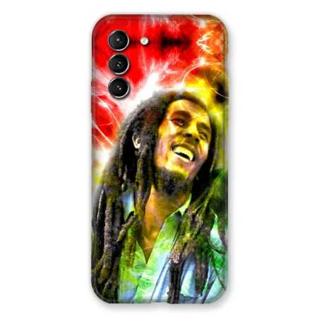 Coque Pour Samsung Galaxy S21 Bob Marley Color