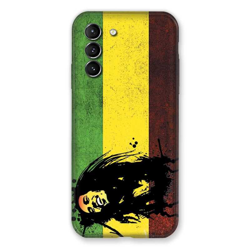 Coque Pour Samsung Galaxy S21 Bob Marley Drapeau