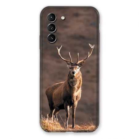 Coque Pour Samsung Galaxy S21 Chasse Chevreuil Blanc