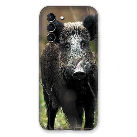 Coque Pour Samsung Galaxy S21 Chasse Sanglier bois