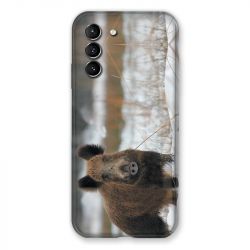 Coque Pour Samsung Galaxy S21 Chasse Sanglier Neige