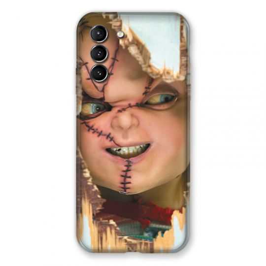 Coque Pour Samsung Galaxy S21 Chucky Blanc