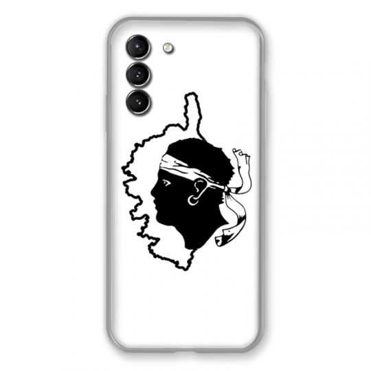 Coque Pour Samsung Galaxy S21 Corse Blanc
