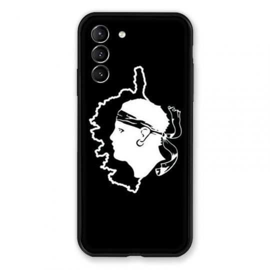 Coque Pour Samsung Galaxy S21 Corse Noir