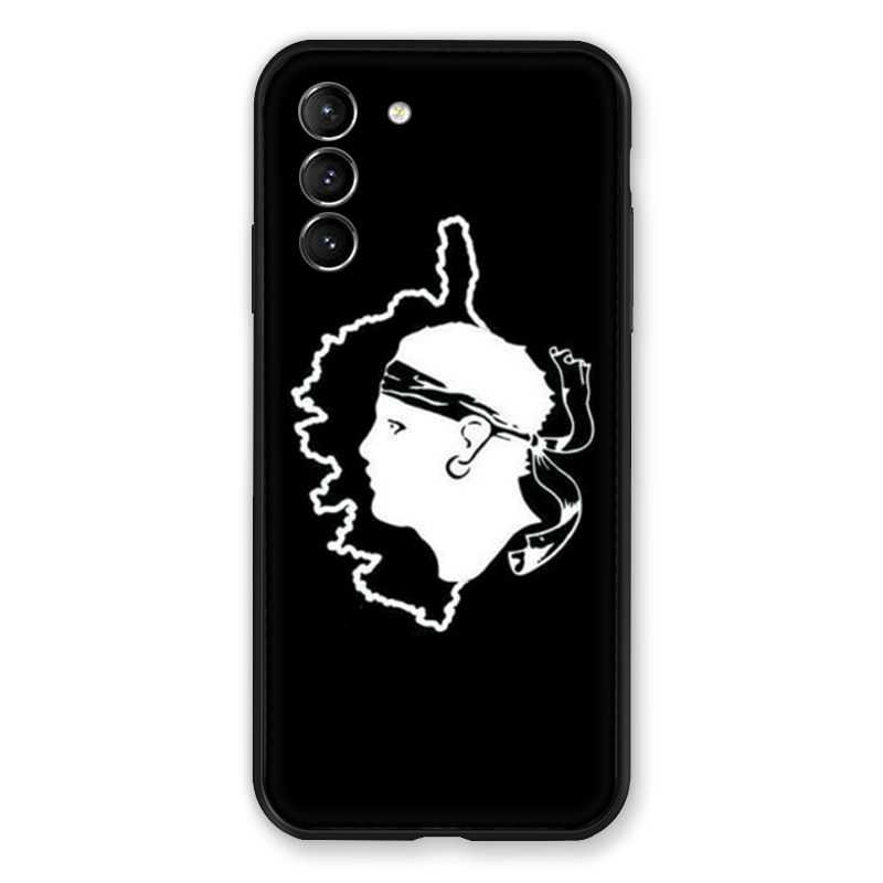 Coque Pour Samsung Galaxy S21 Corse Noir