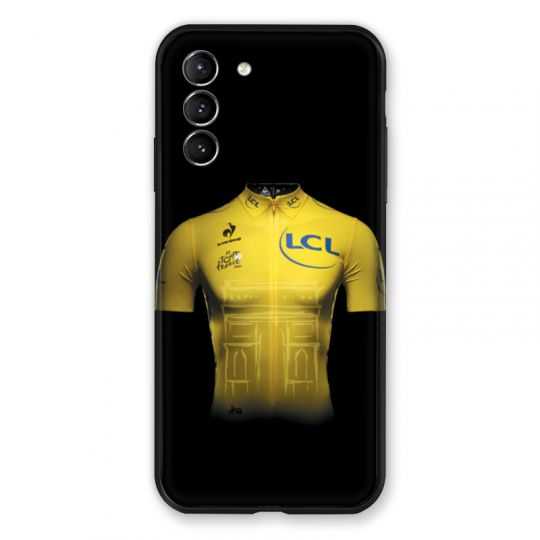 Coque Pour Samsung Galaxy S21 Cyclisme Maillot Jaune