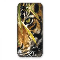 Coque Pour Samsung Galaxy S21 Oeil Tigre
