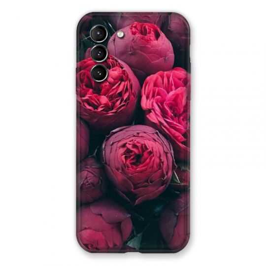 Coque Pour Samsung Galaxy S21 Fleur Pivoine